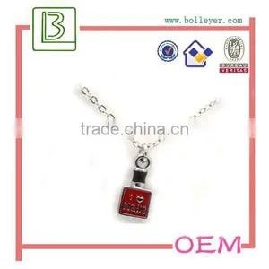 Design Your Own Tiny Silver Chili Charm Necklace thumbnail-6