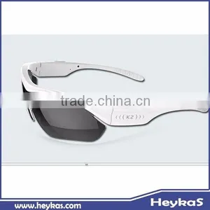 2015 New Wireless Handsfree Smart Bluetooth Earphone Glasses for Mobile thumbnail-1