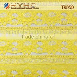 Wholesale Good Quality Polyester Strand Lace Fabric T8050 thumbnail-1