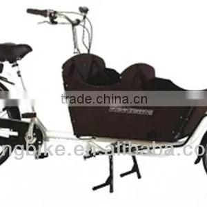 Two Front Wheel Steel Front Carrier Cargo Bike thumbnail-1
