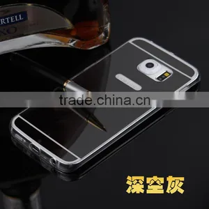2016 New Products Metal Mirror Back Bumper Phone Case Cover For Samsung Galaxy S6 Edge Plus thumbnail-3