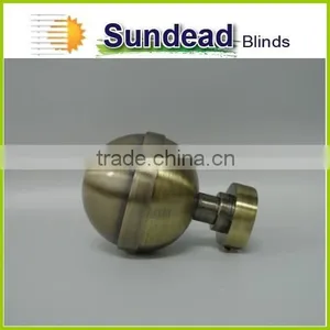 Chrome Alum Crystal Aluminium Curtain Rod Accessories Curtain Classic Style for Window Decorations thumbnail-5