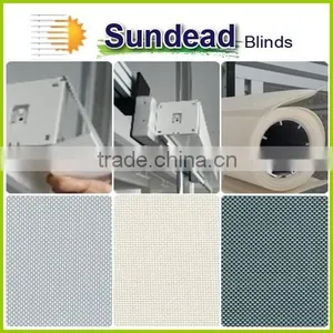Custom Made Sun Screen Heavy Duty 38mm Industrial Roller Blinds Sunscreen Roller Blind Fabrics thumbnail-2