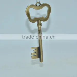 Europe Style Key Shape Bottle Opener With Keychain (copper) thumbnail-4