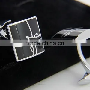 NEW Classic Enameled Elegant Customize Metal Cufflinks in Low Price Quality Choice thumbnail-2