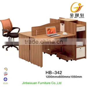 Office Furniture Small Wooden Office Working Desk Computer Partition thumbnail-2