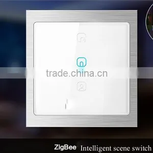 Wireless US/ EU Standards Modern Tempered Glass 3 Gang 1way White Wall Electric Smart Touch Switch thumbnail-6