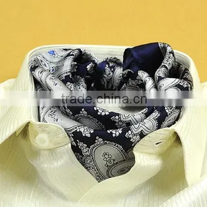 Factory Supply Luxury 100% Silk Square Scarf Men Scarves thumbnail-5