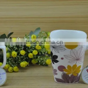 11OZ Cute Cat Design Full Decal Print Tea Cups, Shiny Surface Porcelain Mug, KL5021-953 thumbnail-3