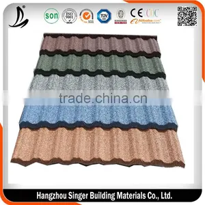 2016 Ghana Hot Sale Stone Coated Metal Roofing Tile For Metal Roofing Materials thumbnail-6