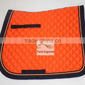 100% Cotton Drill Saddle Pad. thumbnail-1