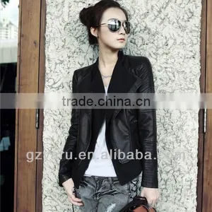Women Polo Leather Jacket Designs thumbnail-1