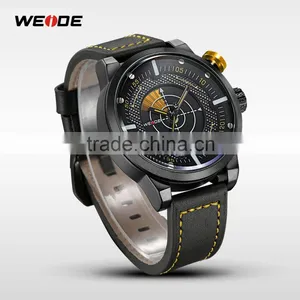 2015 WEIDE New LED Leather Man Latest Wrist Watch Wholesale Watches WH1106-6 thumbnail-3
