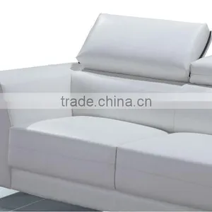 Bedroom Furniture Mini Sectional Sofa Leather Modern thumbnail-3