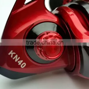High Quality Fishing Tackle Spinning Reel With Red Aluminium Spool Fishing Reel thumbnail-4