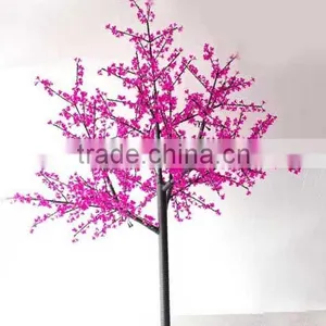 Outdoor Light up Flower Decoration Led Cherry Blossom Solar Tree Light thumbnail-6