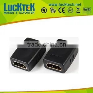Adapter HDMI A to HDMI A,F/F, Golden Plated. REACH COMPLY! thumbnail-1