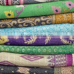 Vintage Indian Cotton Quilt thumbnail-1