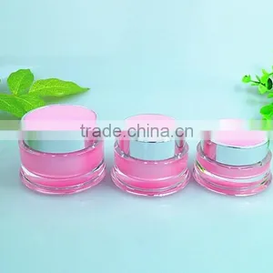 Cystal Top ABS Cap Plastic Acryrlic Cream Jars thumbnail-1