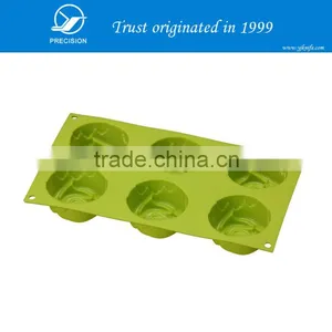 Red Rose Shape Slicone Cake Mold thumbnail-1
