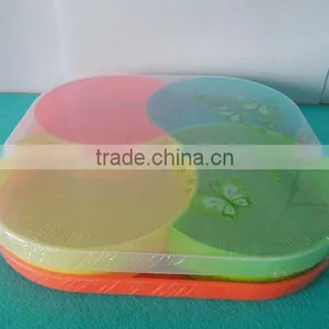 Lovely Plastic Compartment Fruit Tray thumbnail-1