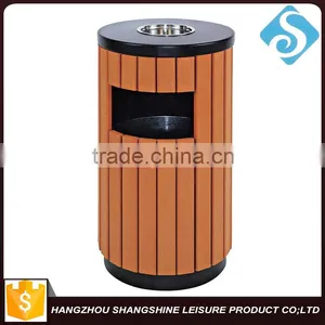 Environmental Protection Plastic Wood Trash Cans thumbnail-2