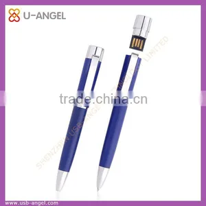 Wholesale Usb Pen Drive 2gb Usb Ballpoint Flash Drive 2.0 Bulk Cheap Blue Usb Flash Drive thumbnail-1