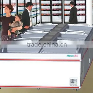 Glass Door Showcase Freezer for Supermarket&shops Use thumbnail-4