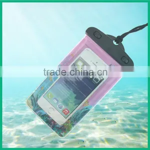 China Supplier Universal Colourful Floating PVC Waterproof Bag With Gasbag for Mobile Phone thumbnail-1