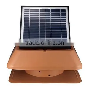 12W 12inch Solar Powered Exhaust Fan,solar Panel Adjustable thumbnail-2
