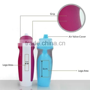 Custom Squeeze Water Bottle 600ML, Eco Friendly Drink Bottle From Manufacturer thumbnail-3
