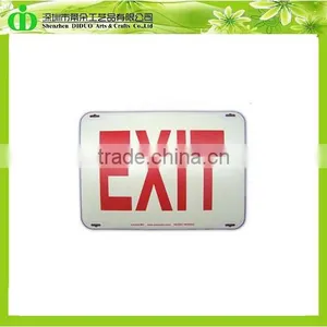 DDB-0033 ISO9001 Shenzhen Factory Wholesale SGS Test Hanging Acrylic Exit Sign thumbnail-1