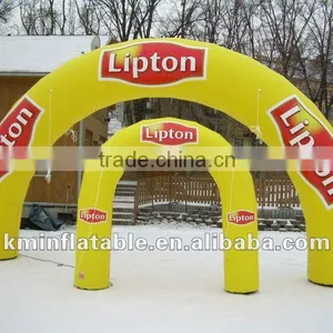 Lipton Yellow Inflatable Advertising Entrance Finish Racing Arch thumbnail-1