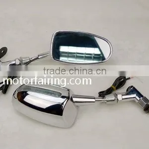 Chrome Motorcycle Mirrors for Kawasaki Ninja 636 / ZX6R / ZX6RR thumbnail-1