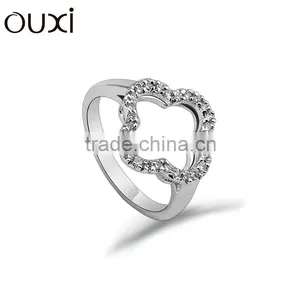OUXI 2015 Unique Engraved Rings Made With Crystal Jewerly 40117-1 thumbnail-1