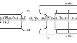T20 (Double Eased) Diamond Stone Router Bit thumbnail-2