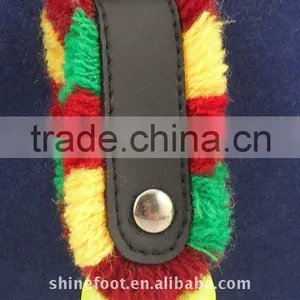 3.6inch Keyring Cowbell A4-C017 With Leather Strap and Fringes as Souvenir (E138) thumbnail-1