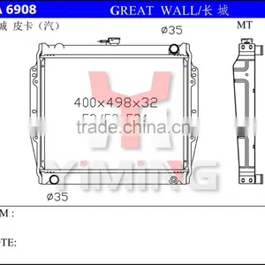 Radiator Fro Great Wall Wingle/Deer/Hover/Haval,1301100XP21AA,1301100-P00-B1 thumbnail-3