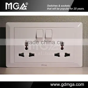13A 2 Gang 3pin Universal Socket With Switch thumbnail-1