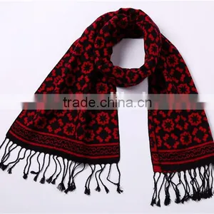 Lady Viscose Scarf Printed Floral Scarf D800-71 thumbnail-2