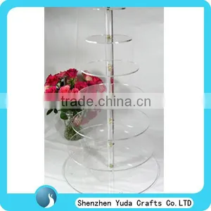 High Quality Tier Tall Acrylic Table Desk Countertop Cake Display Stand Rack Holder for Wine Party thumbnail-1