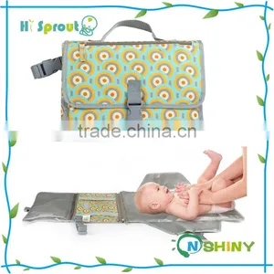 Contoured Travel Infant Baby Diaper Portable Changing Pad Mat for Mom thumbnail-1
