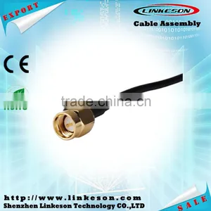 SMA Male to CRC9 Male Right Angle Pigtail Cable RG174 thumbnail-2