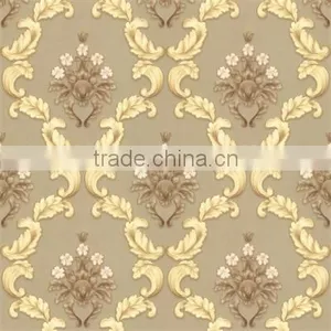 Classic European Style Damask Design Wallpaper for TV Background thumbnail-3