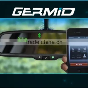 Car Rear View Mirror With 4.3 Inch Monitor Bluetooth Car Kit thumbnail-1
