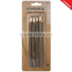 Nature Wood Branch Pencil 4pk Blister Card thumbnail-1
