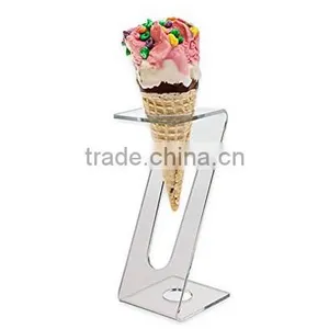 Source One 6 Pack Acrylic Ice Cream Cone Stand Standard or Mini Cones thumbnail-3