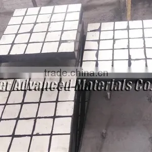 High Alumina Ceramic Rubber Liner With Steel Backing Plate, Rubber Ceramic Liner With Bolt Connection thumbnail-2