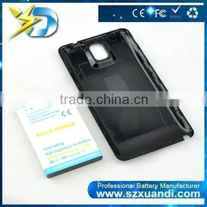 Phone Accessory 7500mAh Large Capacity Repalcement Extended Battery + Cover Case for Note3/n9000 thumbnail-1