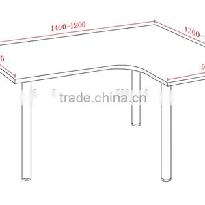 Studying Desk With MDF/PB Top And Steel Legs thumbnail-2
